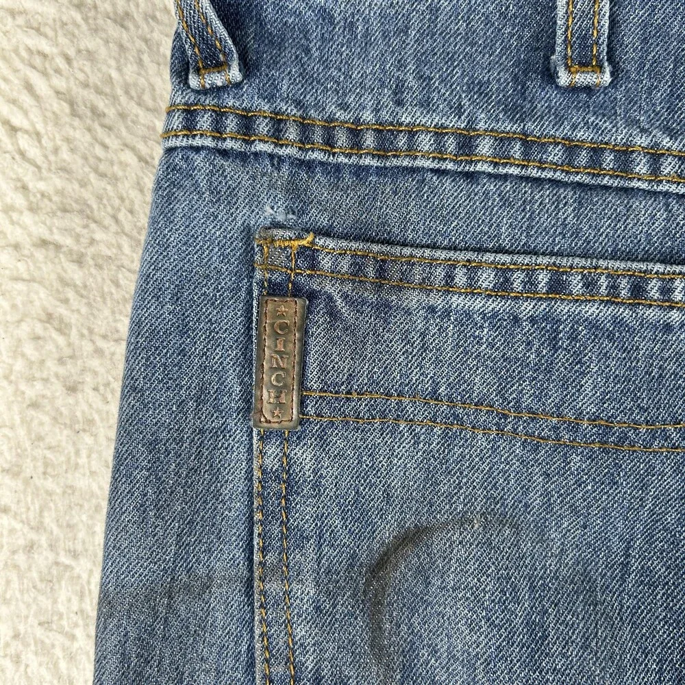 Cinch Jeans Mens 33x30 Relaxed Fit Straight Leg Denim Cinch Western Green Label